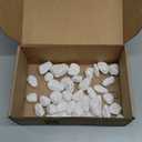 FANTIAN 5 lbs White Matte Rocks for Plants, 2-3 Inch Large Pebbles for Indoor Plants, Decorative River Stones for Succulent, Landscaping, Vases, Crafting and Garden