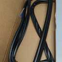 Upgraded WR24X23008 Refrigerator Door Gasket Compatible with GE Refrigerator Door Seal Replacement 4468291 AP6033377 PS11763935 EAP11763935 Fridge Door Seal Fresh Door Gasket Black GTE18IGHERBB Seal