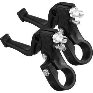 HANABASS Kids Bike Brake Handle - Universal Children Bike Brake Lever Replacement Easy Install Hand for 2-Inch Diameter Handlebars Safety Cycling Accessory (Black)