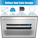 Studless Drywall TV Mount for 13-55 inch TVs, No Stud TV Wall Bracket Max VESA 400x400mm up to 100 lbs Universal Fits Most LED LCD Plasma Flat/Curved Screen TVs & Monitors-Upgraded Bubble Level