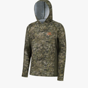 BASSDASH Men's UPF 50+ Lightweight Hunting Camo Hoodie Quick Dry Performance Long Sleeve Fishing Shirt with Hood, Size 5XL