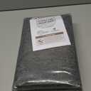 COSY HOMEER Edging Stair Treads Non-Slip Carpet Mat 28inX9in Indoor Stair Runners for Wooden Steps, Edging Stair Rugs for Kids and Dogs, 100% Polyester TPE Backing (7pc, Black,)