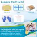Mold Test Kit for Home- DIY Mold Detector for Home, 3 at Home Mold Air Test Kits - Test HVAC、 Home Surfaces、Indoor Air Quality, Easy Black Mold Testing Kit Includes Detailed Mold Identification Guide