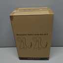 PARTPHONER Table Lamp Set of 2, 350Rotatable Small Desk Lamp, Modern White Reading Bedside Lamps, Suitable for Study, Bedroom, Office, Dorm, Children's Room, 2 Bulbs Included