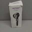 Filtered Shower Head with Handheld - High Pressure 3 Spray Modes Showerhead with Filters, 12 Replaceable Water Softener Filters for Hard Water | Ion Shower Drops Head with 75" Anti-Burst Hose (Gray)