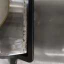 BINO Stainless Steel 1.3 Gallon / 5 Liter Rectangle Step Trash Can, Brushed Steel