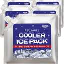 GURIN Reusable Ice Packs for Lunch Box/Coolers, Bag, or Backpack Coolers - Cold Up to 8-12 Hours Long Lasting for Camping Picnic, Outdoor Activities, Food Delivery