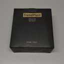 TrendPlain 16oz/470ml Glass Olive Oil Sprayer for Cooking  2 in 1 Olive Oil Dispenser Bottle for Kitchen Gadgets and Air Fryer Accessories, Salad, BBQ - Black & Ash