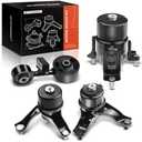 A-Premium Set of 4 Engine Motor Mount and Transmission Mount and Torque Strut Mount Kit Compatible with Toyota Camry 2002 2003 2004 2005 2006 L4 2.4L Sedan, Automatic Transmission