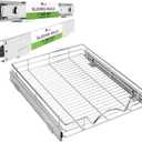 HOLDN STORAGE Pull Out Cabinet Organizer, Heavy-Duty Caddy, Steel Metal Cabinet Drawers, Full Extension Sliding System w/Extra pair of Tracks - 17W x 21D - Requires At Least 18-1/4 Cabinet Opening