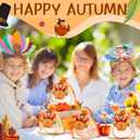 Liliful 72 Pcs Thanksgiving Fall Party Favors for Kids 24 Set Turkey Silicone Wristbands with Gift Tags and Organza Bags Thanksgiving Friendsgiving Goodie Bags for Classroom Students(Turkey Style)