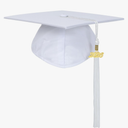 Unisex Adult Matte Graduation Cap with Tassel Year Charm Pack of 2