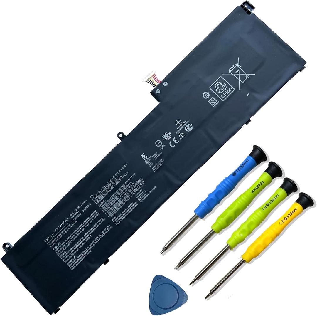 C32N2002 96Wh Battery Replacement for Asus ZenBook Pro 15 OLED UM535 UM535Q UM535QE UM535QA UM535QH UX535 UX535L UX535LI UX564PH Flip 15 UX564 UX564EH UX564EI UX564P UX564PH Series