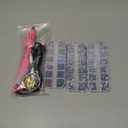 Worthofbest Hotfix Rhinestone Setter, Hot Fix Applicator Tool Bedazzler Kit with rhinestones, Kit, Hot Fixed Wand for Clothes Clothing Fabric Crafts, 5000 Pcs, AB Crystal, Clear, 3 Gems Sizes, Tips