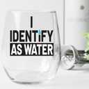 Patriots Cave 15 oz Funny Wine or Bourbon Glass - Funny Gift for him or her - Made in the USA & Dishwasher Safe