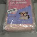 Ambreview Disposable Dog Diapers Female, Just Pull It Up, Doggie Diapers for Female Dogs, Strong Absorbency | Leak Proof, for Dogs in Heat | Elderly | Disabled, Large (30 PCS)