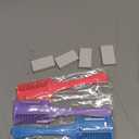 6 Pieces razor comb, hair cutter comb, dual side cutting scissors, double edge razor blades, hair thinning comb slim haircuts cutting tool, Green