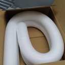 Floating Pool Noodles Foam Tube, Thick Noodles for Floating in The Swimming Pool, Assorted Colors, 52 Inches Long (White)