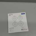 Air Tracker Tag 4 Pack: Bluetooth Item Finder with Apple Find My APP (iOS Only), Item Locator for Keys Finder, Luggage Tracker, Bags Wallets Tracking, IP67 Waterproof Smart Tag