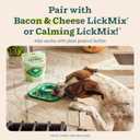 WOOF LickMat - Easy-to-Clean Lick Mat for Dogs - Slow Feeder Mat with Non-Slip Design - BPA-Free Silicone Lick Mat - Interactive Dog Toys - Green