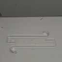 12" Clear Wreath-Hanger Non Scratch Over The Door Hooks,2 Pack Easter Halloween Christmas Decoration Welcome Sign for Front Doors Dcor Inside Outside,Slim Hangers Organizer for Home