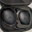 Bose QuietComfort Headphones - Wireless Bluetooth Headphones, Active Over Ear Noise Cancelling and Mic, USB-C Charging, Deep Bass, Up to 24 Hours of Playtime, Black