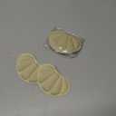 Huethy Back of Heel Cushion Inserts, Mesh Grips Pads for Boots, Loose Shoes Too Big, Reusable Adhesive Heel Guards Liners for Women Men, Improve Shoe Fit, 4PCS-Beige