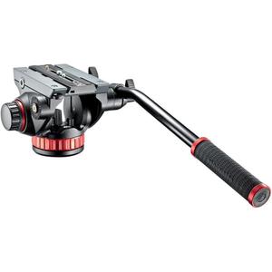 Manfrotto Video Head with Flat Base, Video Head for Compact Video Cameras and DSLR Cameras, for Filming, Videography, Content Creation, Vlogging, Live Streaming