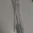 Silicone Cleaning Brush Kit,Water Bottle and Straw Cleaner Brush Set for Tumbler,Baby Bottle,Breast Pump Part,Nipple,Sippy Cup,Glass,Dishwasher Safe,BPA Free,3 Pcs (Gray)