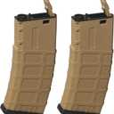 EMERBU AR Gel Splat Blaster Electric Magazine of EMERBU Pro Series(2pcs) - for Ages 15+(Tan)