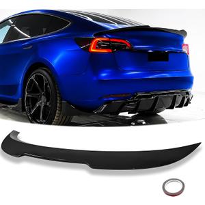 Duckbill Rear Spoiler Lip Compatible with 2017-2023 Tesla Model 3
