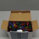 WBao Battery Operated Christmas Lights, 100 LED 34ft C6 String Lights with 8 Modes, Auto Timer, Waterproof for Indoor Outdoor Christmas Trees, Fence, Garlands, Stairs Xmas Decorations, Multicolor