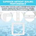 2Pack SPX1091G Butterfly Gasket Replacement for Hayward Skimmer - Fits SP1091LX, SP1091WM & Dyna-Skim Above Ground Pool Skimmers
