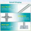 24" Adjustable Scaffolding Leveling Jack