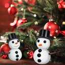 BANBBUR 12 Pack Snowman Crafts for Kids Snowman DIY Kit, Build a Snowman Kit Molding Clay Christmas Crafts,Xmas Gift Christmas Stocking Stuffers for Kids