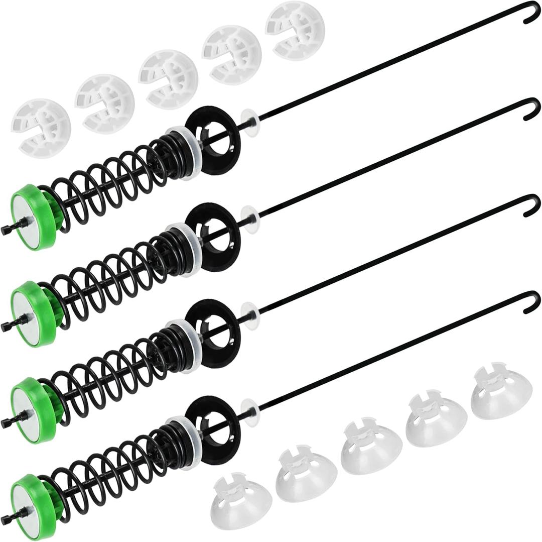 2025 UpgradedW11130362 WTW5000DW2 WTW5000DW3 WTW5000DW1 MVWX655DW1 MVWC565FW1 Washer Suspension Rod Kit for Whirlpool Maytag Kenmore Washer - Replaces W10594080 W10735786 W10748956 W10780040