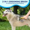 Pat Your Pet Deshedding Dog Brush For Shedding Cat Brushes For Indoor Cats, Double-Sided Cat Brush Deshedding & Grooming Tool For Long Haired And Short Haired Dogs, Skin-Friendly