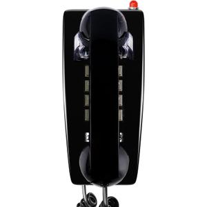 Sangyn Retro Wall Phones for Landline with Mechanical Ringer Corded Telephone Wall Mounted with Indicator Waterproof Old Style Landline Phones for Home Kitchen, Black