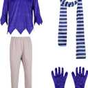 Mens miser cosplay mischievous costume Christmas (Small, My202264 Adult)