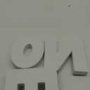 8 
inch ONE Tray Sweet Food Fillable Cardboard Letters Treat BABY Shower Decorative Box, SH-ONE8