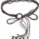 ILuvatar Women's Bohemian Style Rope Braid Waist Belt U33