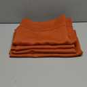 NICETOWN Burnt Orange Fall Valance for Kitchen, Blackout Curtain for Living Room Bathroom Farmhouse Country Rod Pocket Valance for Home Decor, 1 Panel, 52" Wide x 18" Long