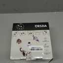 ORSDA Cat Laser Toy, 2-in-1 Interactive Automatic Motion Activated Moving 8 Holes Whack A Mole Feather, USB Rechargeable Electronic Smart Sensor Kitten Toys for Indoor Exercise