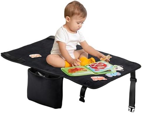 Toddler Airplane Bed, Portable Airplane Seat Extender Travel Bed for Kids, Soft Baby Plane Travel Essentials for Flying, Toddlers Long Flight Must Haves Footrest