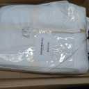 100% Cotton King Duvet Cover Set with 2 Pillow Shams, White