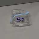 CAIYOULE Clear Case for Fujifilm Instax Mini SE Camera Protective Case with Back Photo Storage Pocket, Selfie Mirror, Stickers and Adjustable Shoulder Strap