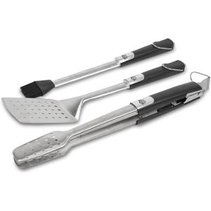 Pit Boss Grills Soft Touch 3 Piece Tool Set, Stainless