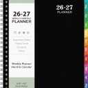 Planner 2026-2027 - Academic Planner 2026-2027, Weekly and Monthly, Jul 2026 - Jun 2027, 26-27 Planner 6.3 8.4, Notes, Thick Paper, Back Pocket, Twin-wire Binding