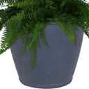  Anjelica 24'' Large Plastic Planter Pot for Plants, Slate
19-Gallon Capacity, Large Plastic Planter for Outdoors, Drillable Drainage Hole, Double-Walled Polyresin Tree Pot for Porch