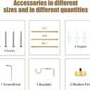 "Gold Wrap Around Industrial Curtain Rod, 66-120 Inches Adjustable, 1-Inch Diameter, Indoor and Outdoor Use"